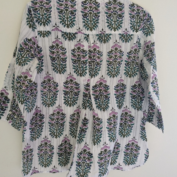 Anokhi hand block printed Women's top - Picture 4 of 6